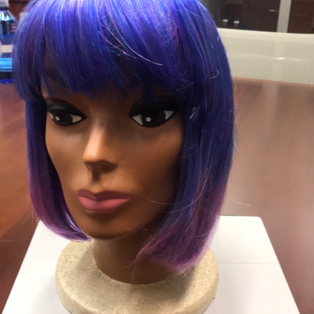 Purple Bombshell Wig!